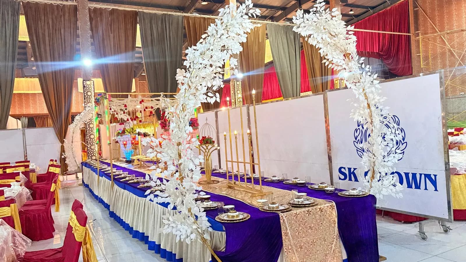 Luxury dining layout at SK Crown Convention